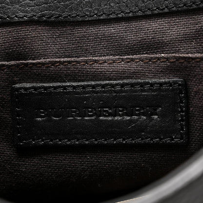 Burberry Haymarket Check Maydown Crossbody Bag Black 6 of 11
