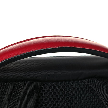 Fendi Neoprene Mesh Vitello Grace FF Panelled Backpack Black Red 11 of 11