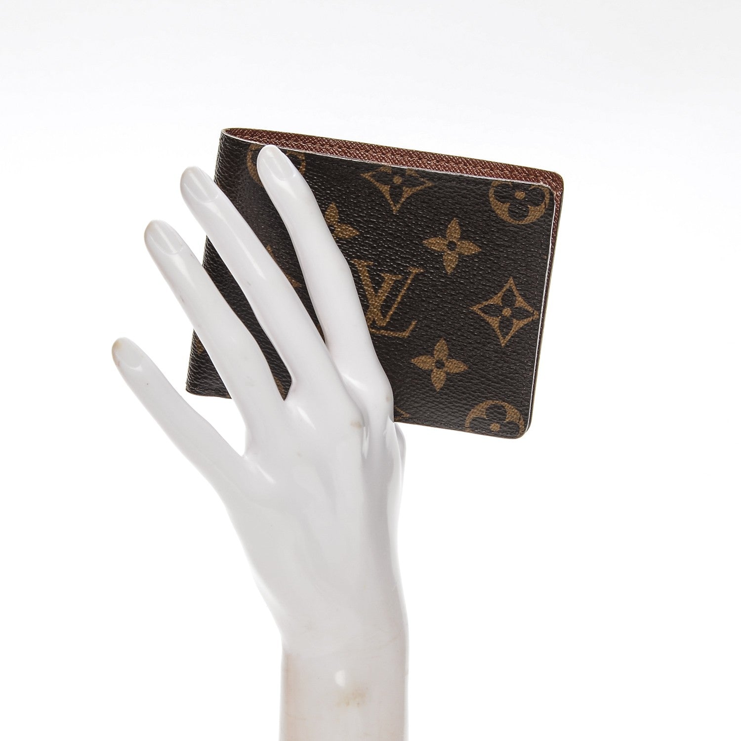 Louis Vuitton Monogram Mens Porte-Billets 3 Card Billfold Wallet 2 of 6