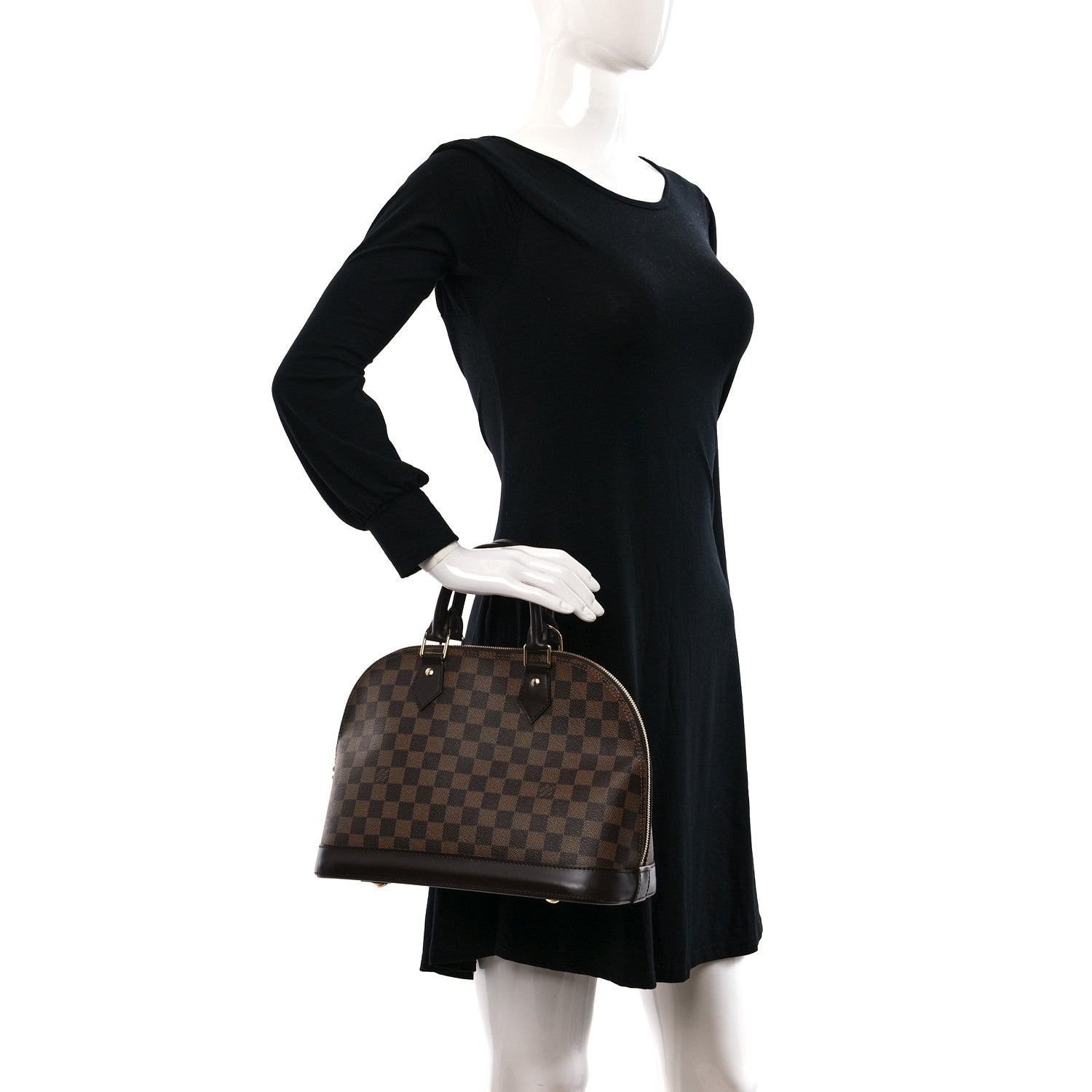 Louis Vuitton Damier Ebene Alma PM 3 of 9