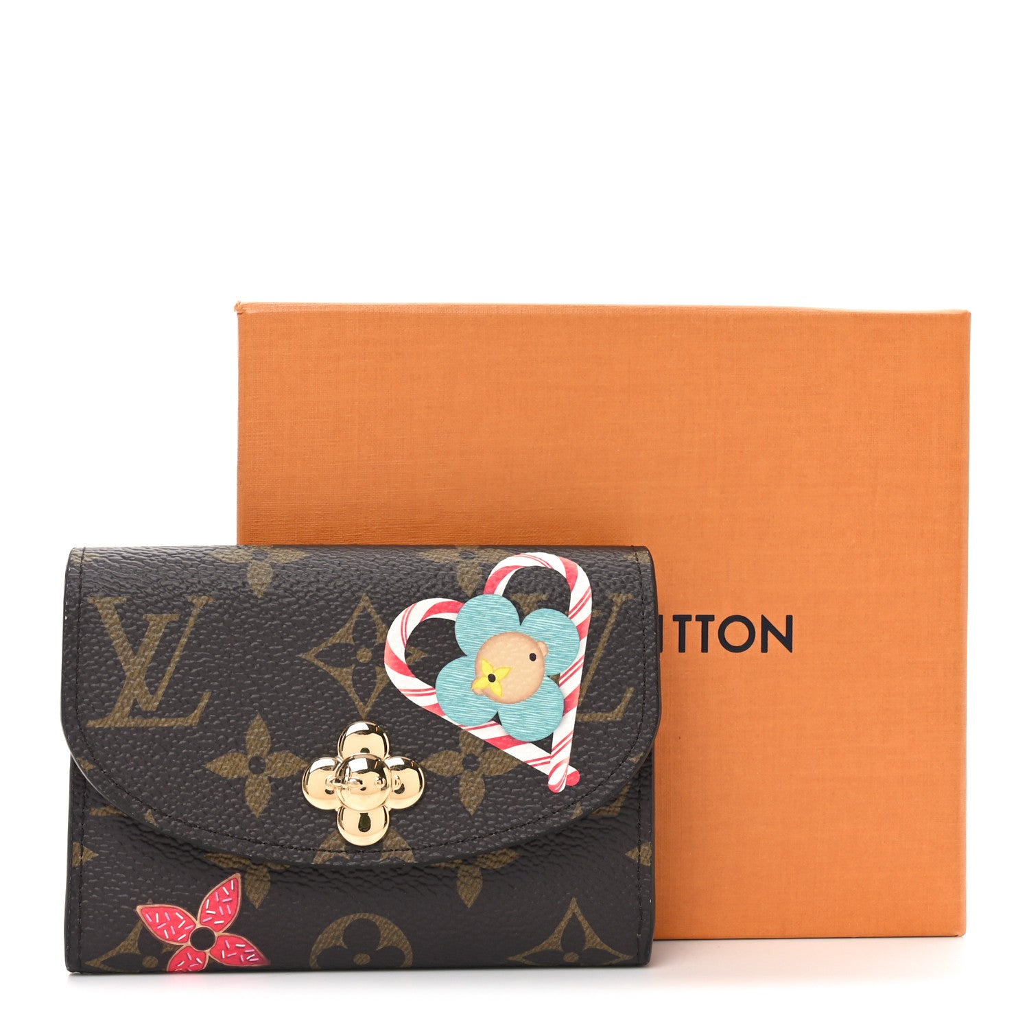 Louis Vuitton Monogram 2024 Christmas Animation Candy Factory Rosalie Coin Purse Candy Red 7 of 7
