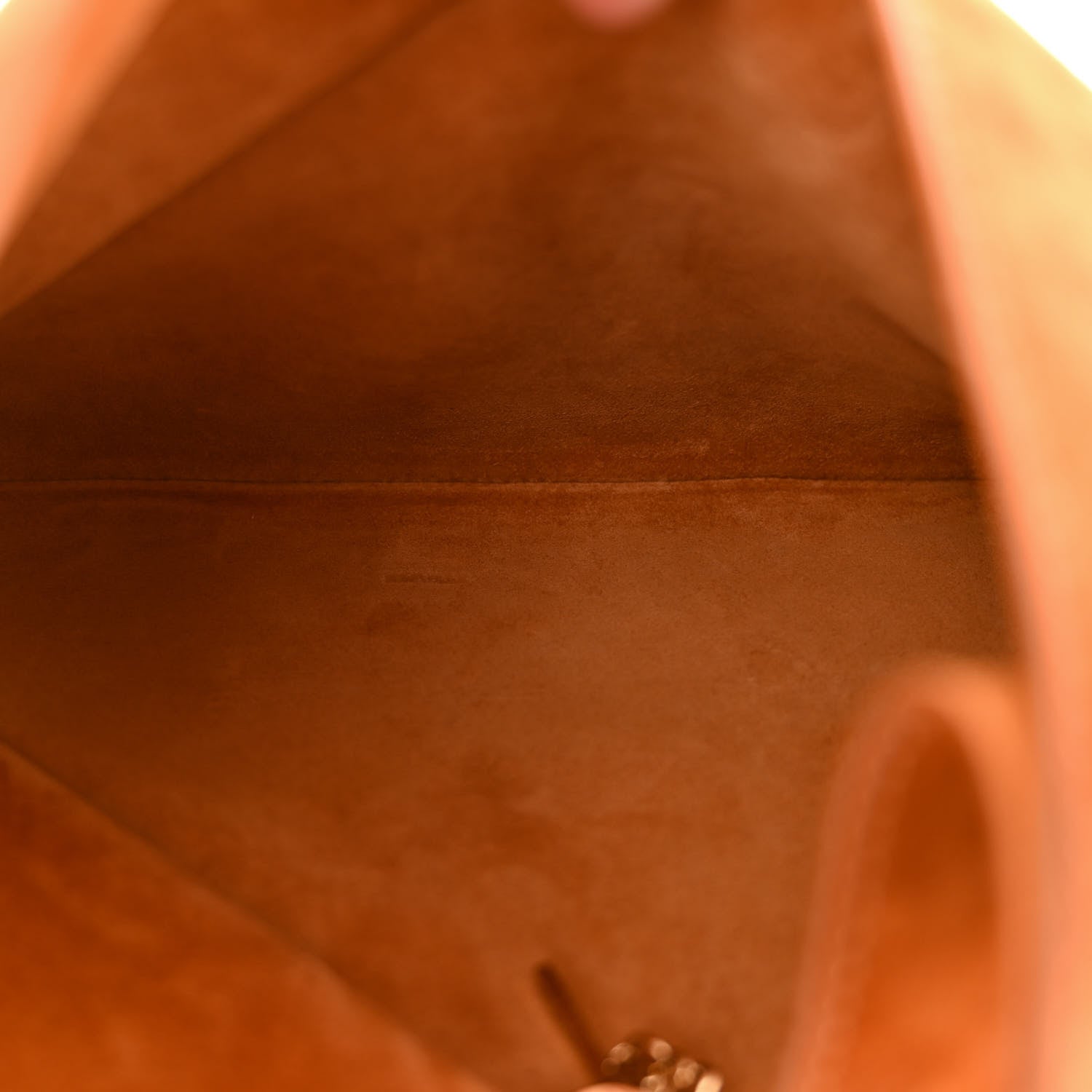 Khaite Suede Calfskin Small Sara Tote Caramel 5 of 9