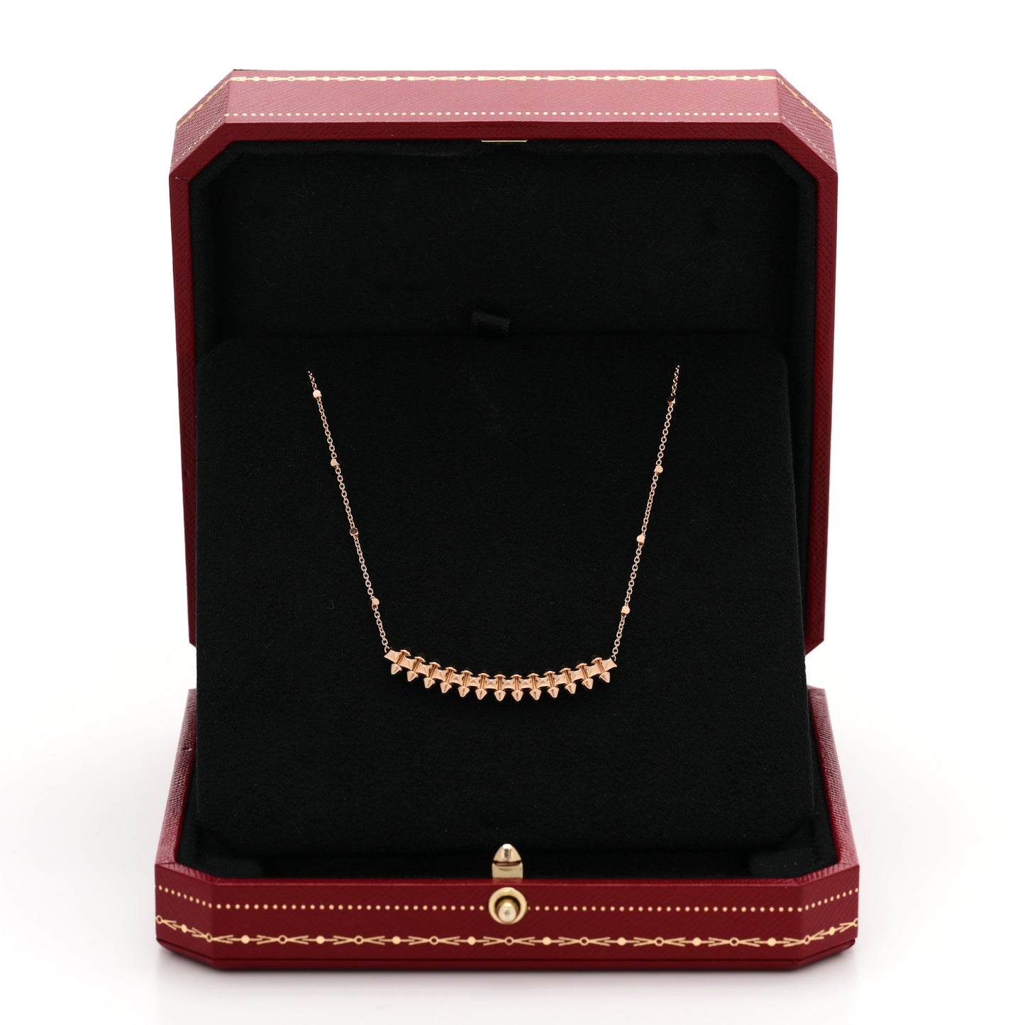 18K Pink Gold Small Clash de Cartier Necklace