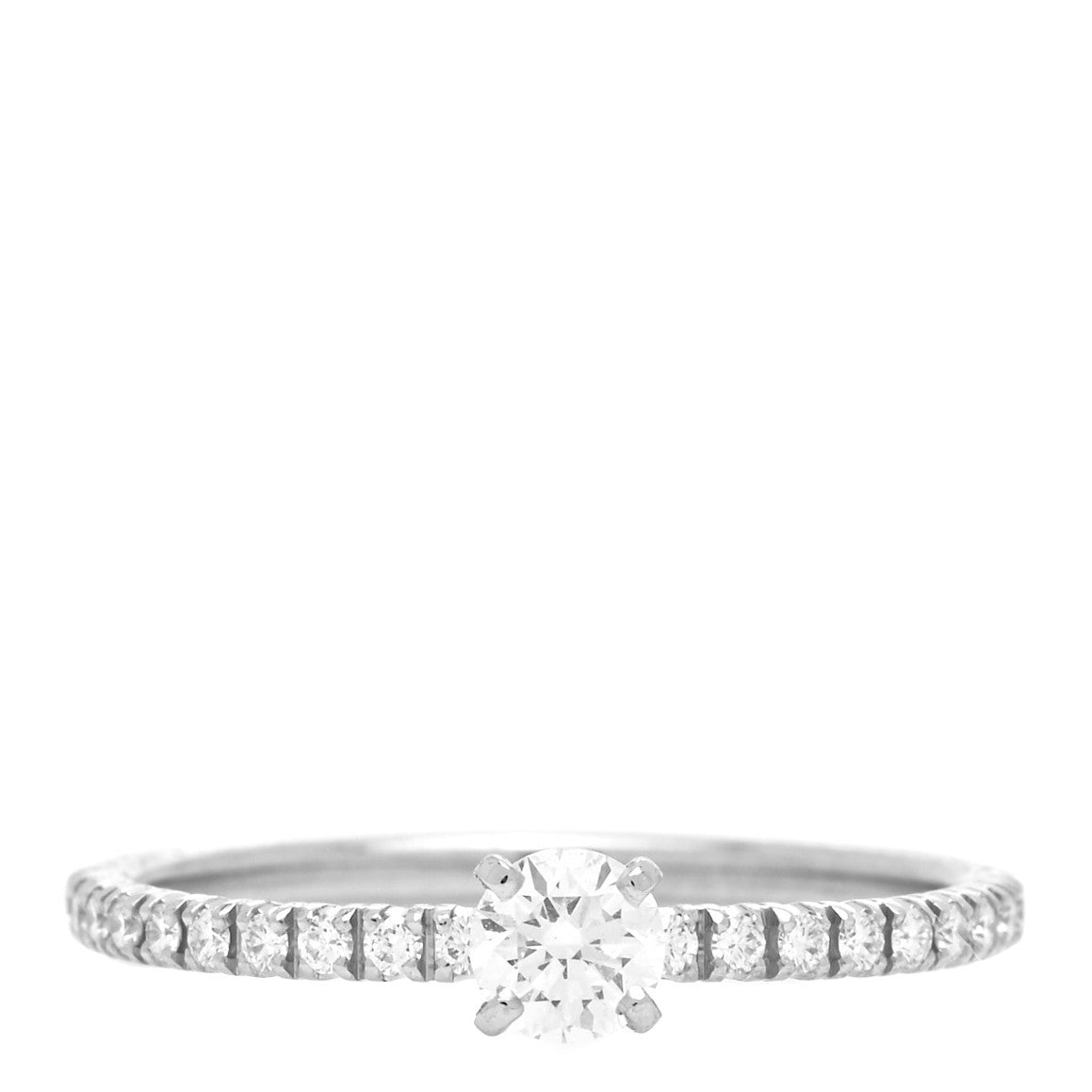 Platinum Diamond .18ct Etincelle De Cartier Solitaire Engagement Ring 49 4.75