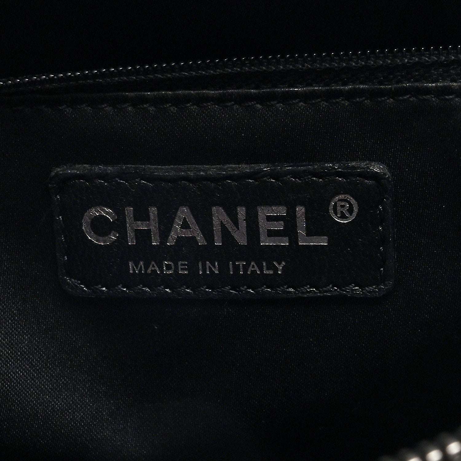 Chanel Caviar Quilted Grand Shopping Tote GST Black  Black 6 of 10