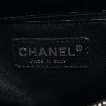 Chanel Caviar Quilted Grand Shopping Tote GST Black  Black 6 of 10