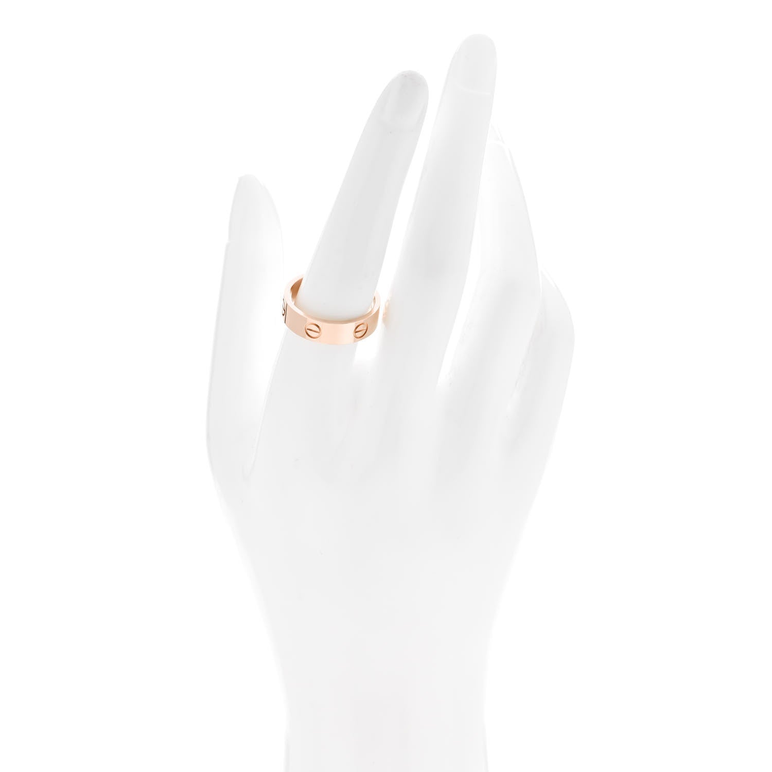 Cartier 18K Pink Gold 5.5mm LOVE Ring 58 8.25 2 of 5
