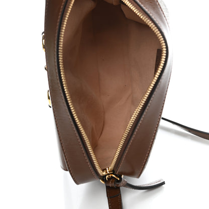 Gucci GG Supreme Monogram Small Horsebit 1955 Shoulder Bag Beige Brown Sugar 5 of 11
