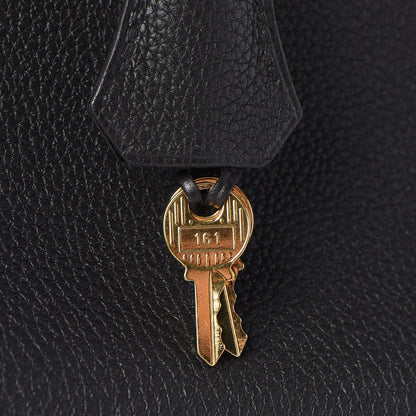 Hermes Togo Birkin 25 Black 11 of 37