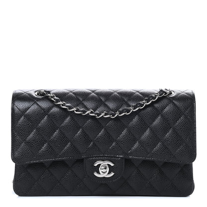 Chanel Caviar Quilted Medium Double Flap Black 1 of 12