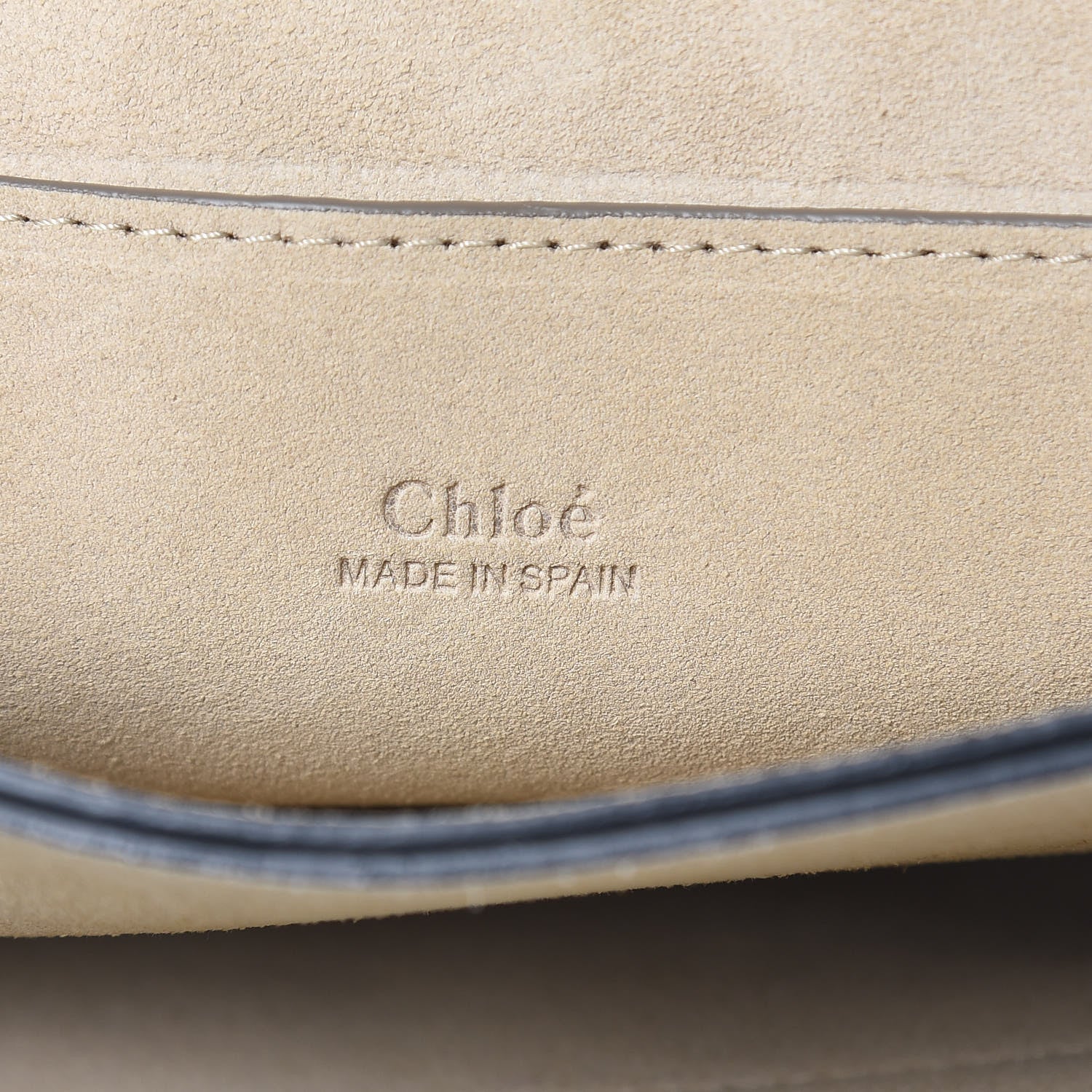 Chloe Suede Calfskin Small Faye Shoulder Bag Cloudy Blue 6 of 16
