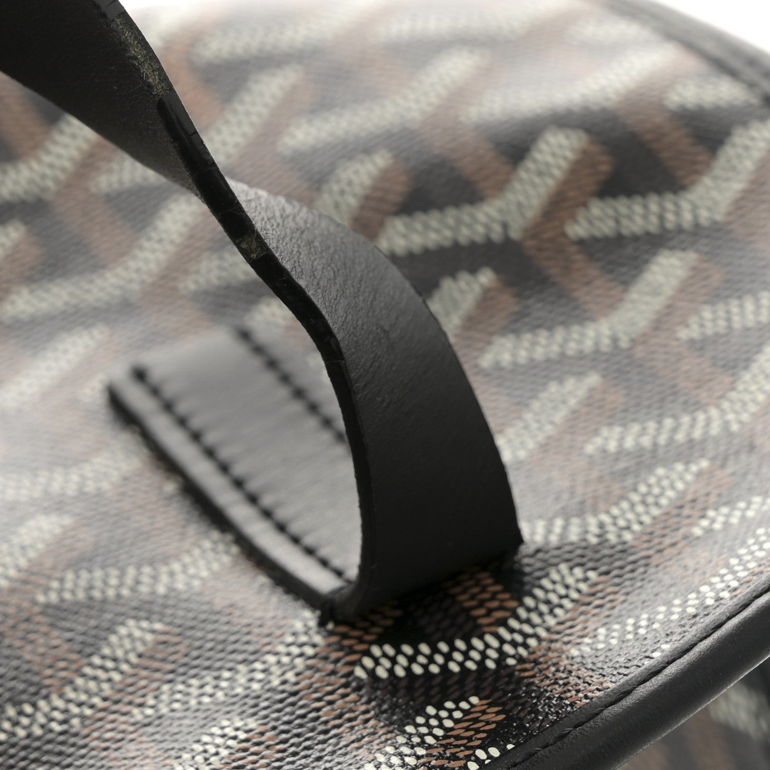 Goyard Goyardine Belvedere MM Messenger Bag Black 15 of 16