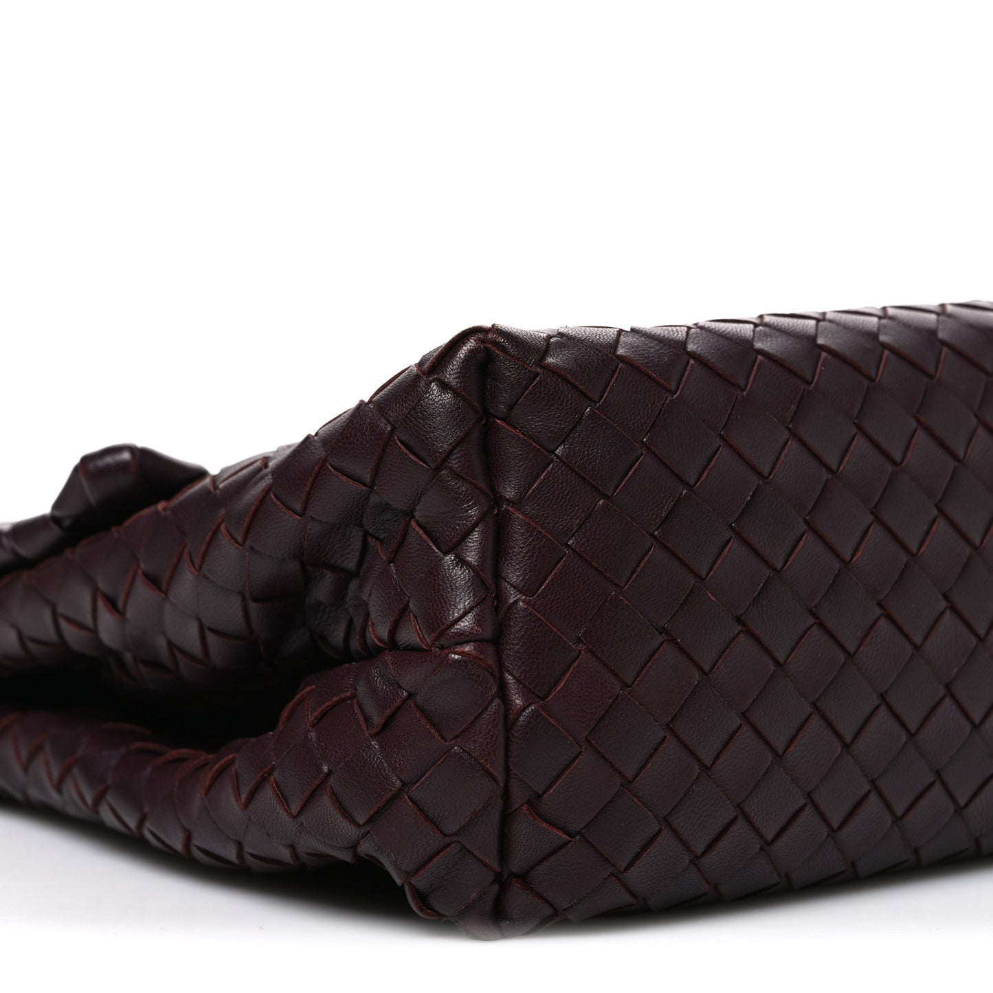 Nappa Intrecciato Large Olimpia Bag Burgundy