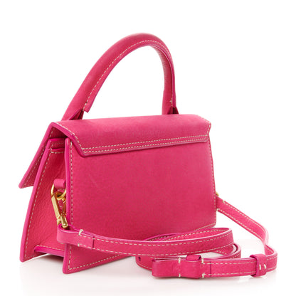 Jacquemus Nubuck Le Chiquito Long Dark Pink 3 of 10