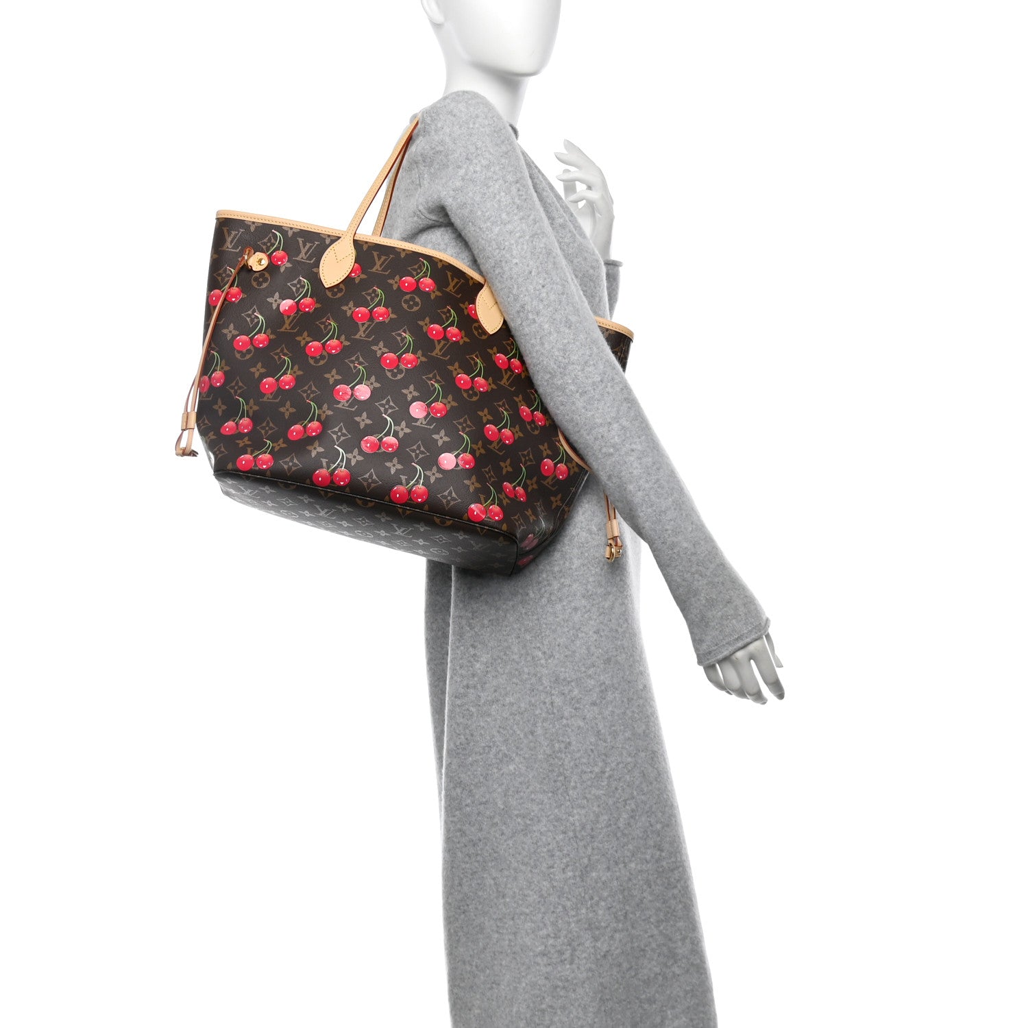 Louis Vuitton LV X TM Monogram Cerises Neverfull MM 1654052