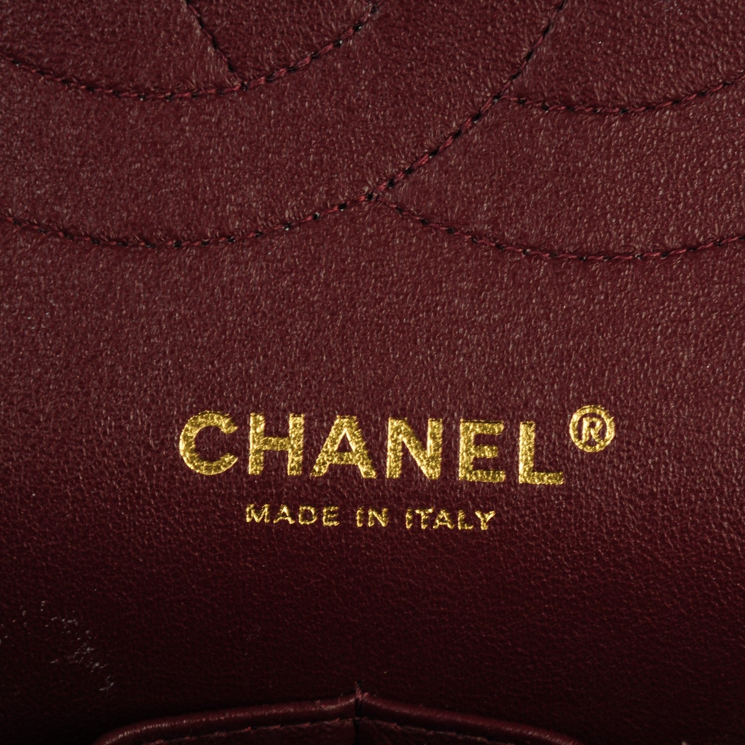 Chanel Lambskin Quilted Jumbo Double Flap Dark Red 6 of 13