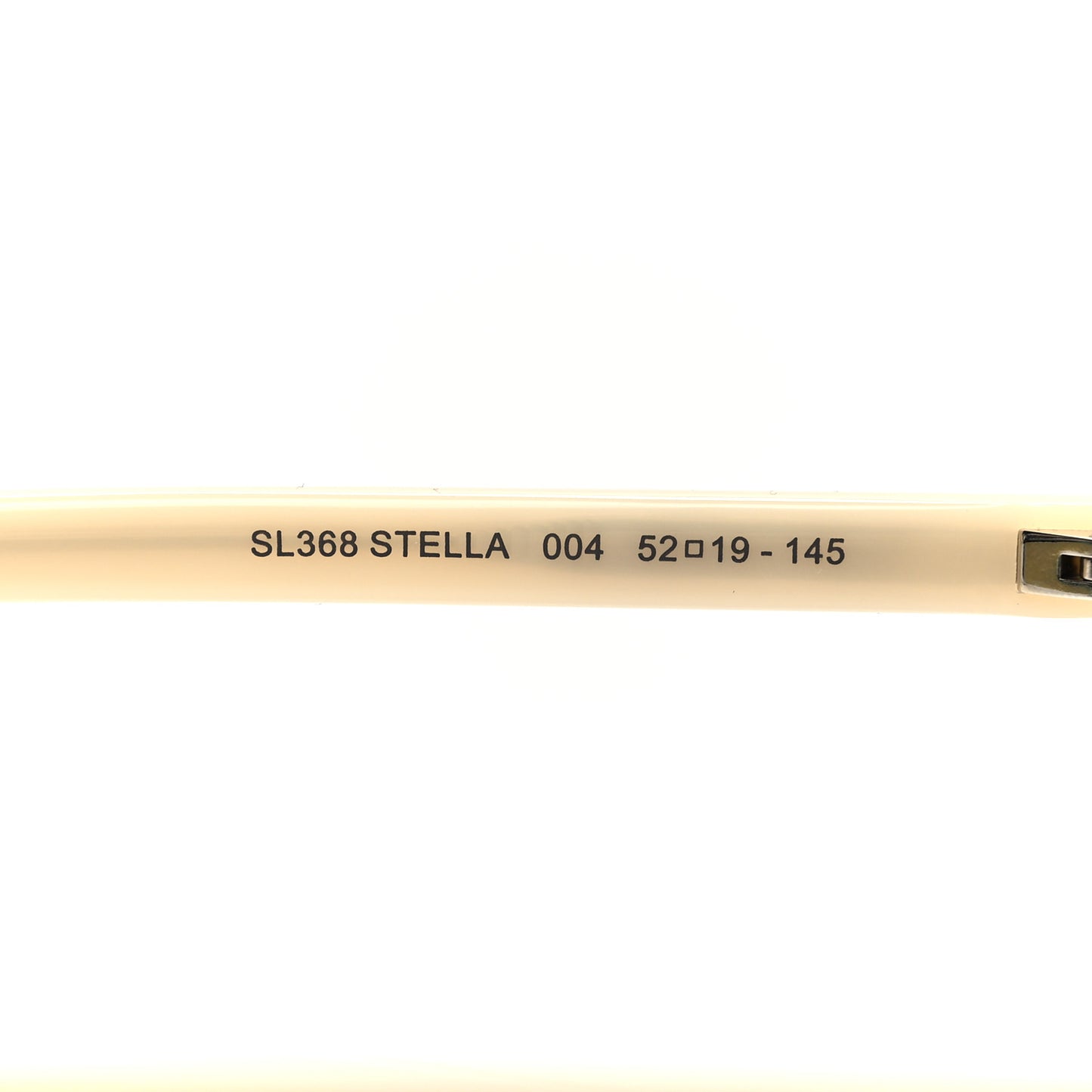 Rimless Top Cat Eye Stella SL368 Sunglasses Beige Black