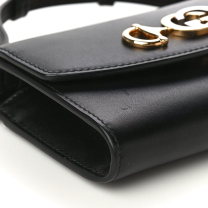 Gucci Smooth Calfskin Mini Zumi Shoulder Bag Black 5 of 16