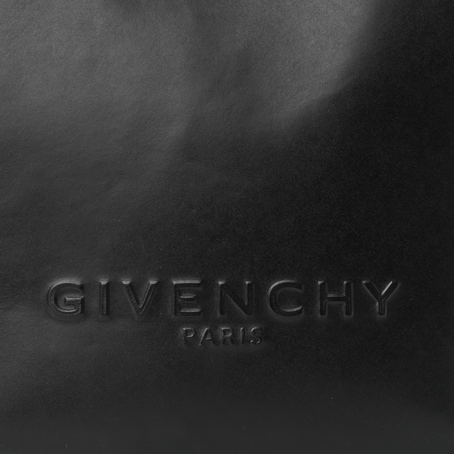 Givenchy Calfskin Logo Debossed Medium Shopper Tote Black 7 of 14