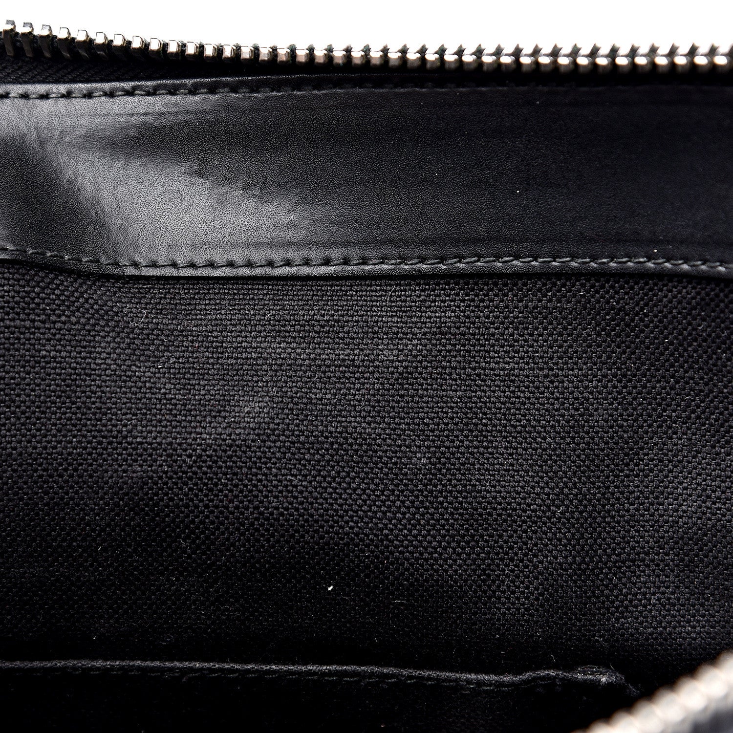 Gucci GG Supreme Monogram Appia Calfskin Web Flat Messenger Bag Black Grey 13 of 13
