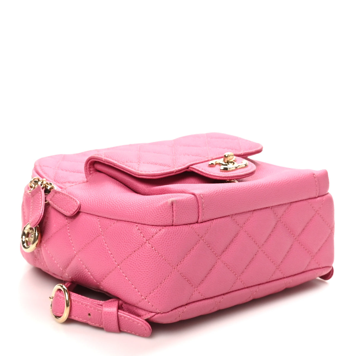 Caviar Quilted Small CC Day Backpack Pink