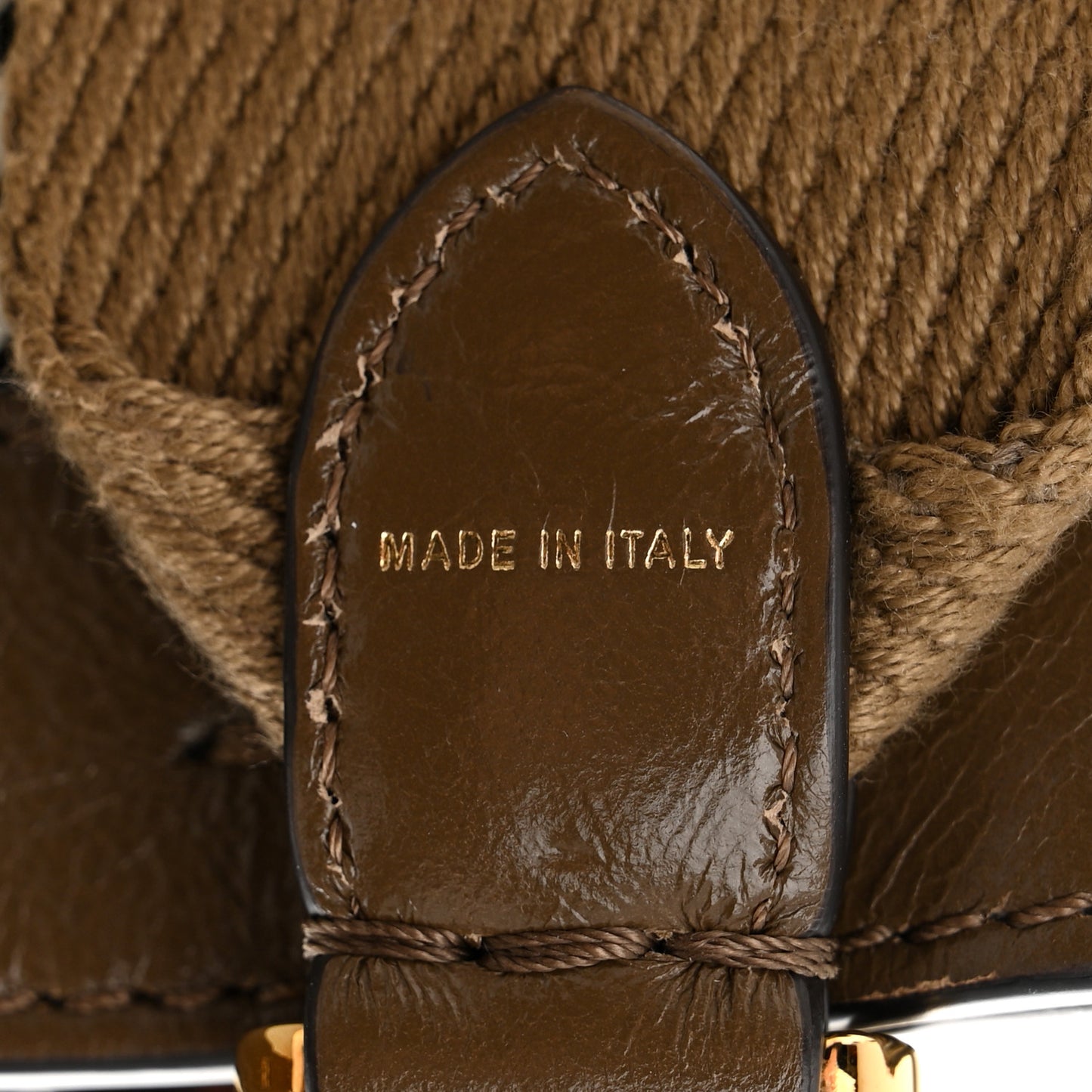 Vitello Liberty Glossy Lambskin Perforated Medium Peekaboo X-Lite White Ice Rust Maya