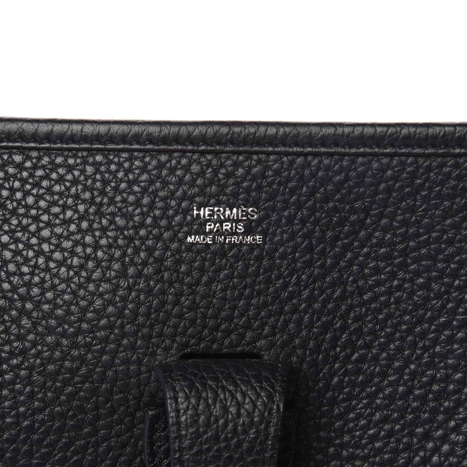Hermes Taurillon Clemence Evelyne III GM Black 6 of 10