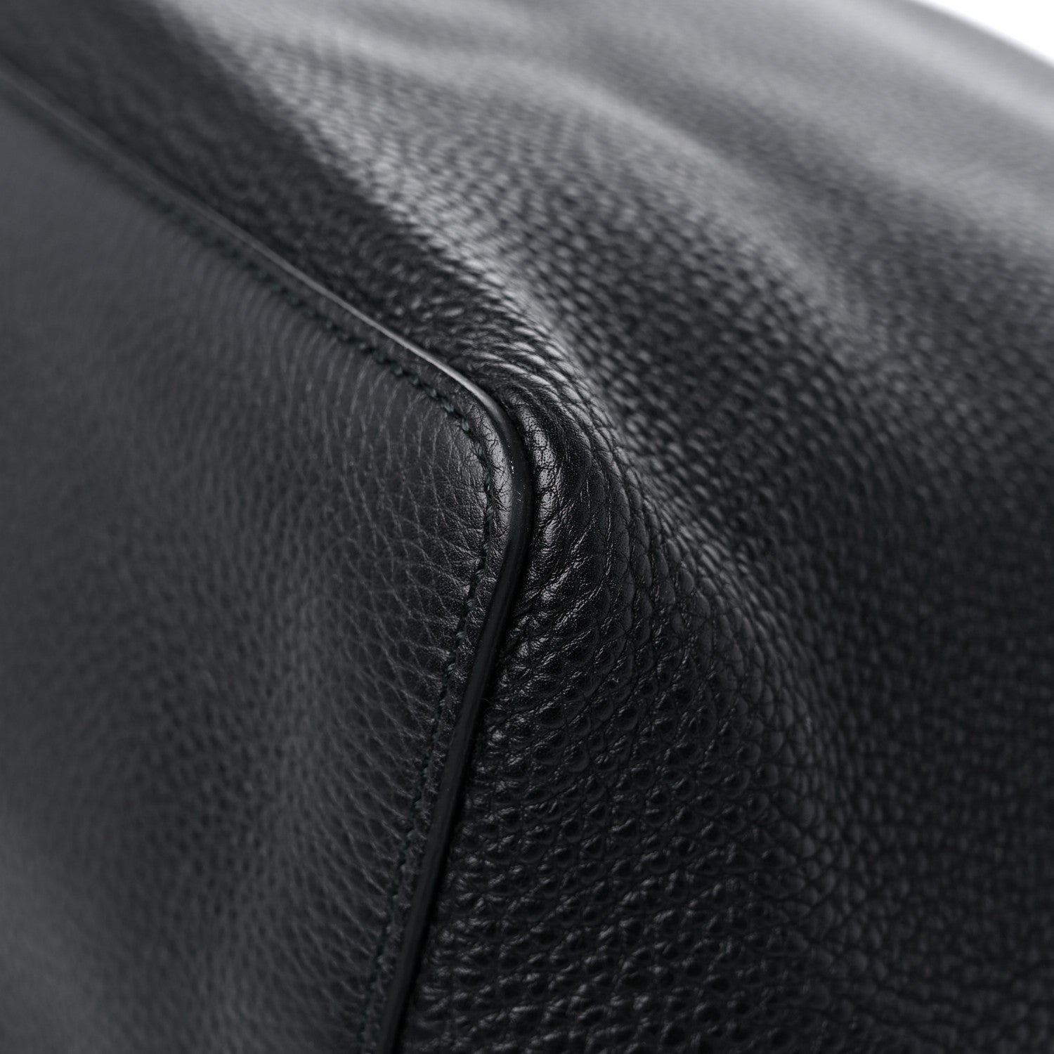 Gucci Pebbled Calfskin Large Soho Hobo Black 13 of 15