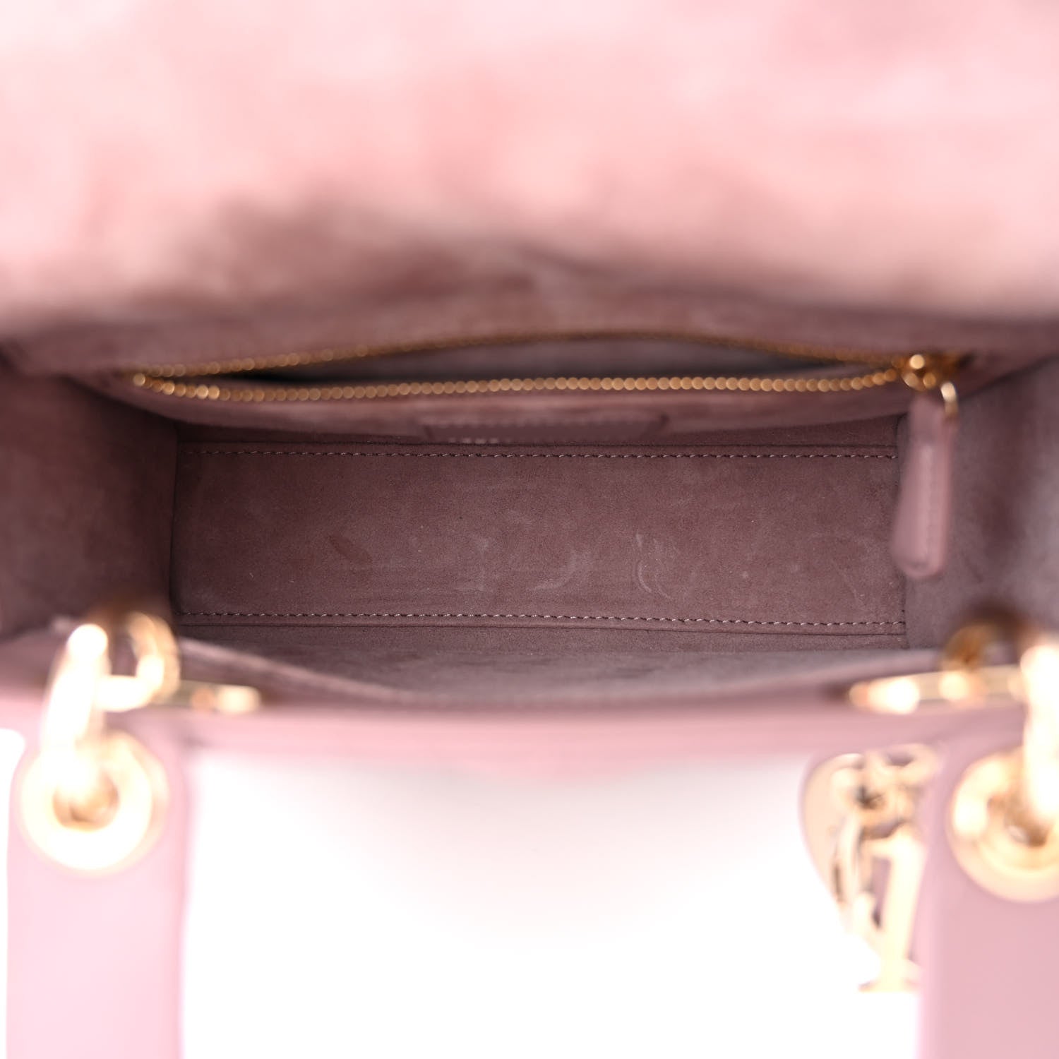 Christian Dior Lambskin Cannage Small My ABCDior Lady Dior Purple 5 of 10
