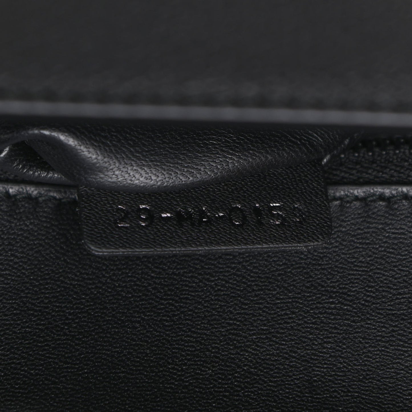Ultra Matte Grained Calfskin 30 Montaigne Flap Bag Black