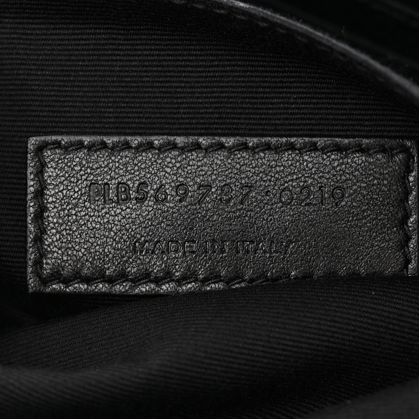 Calfskin Monogram Belt Bag Black