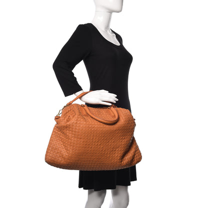 Bottega Veneta Nappa Intrecciato Maxi Convertible Tote Saffron 2 of 17