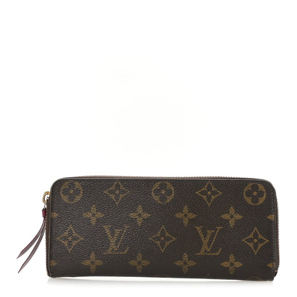 Louis Vuitton Monogram Clemence Wallet Fuchsia 1 of 9