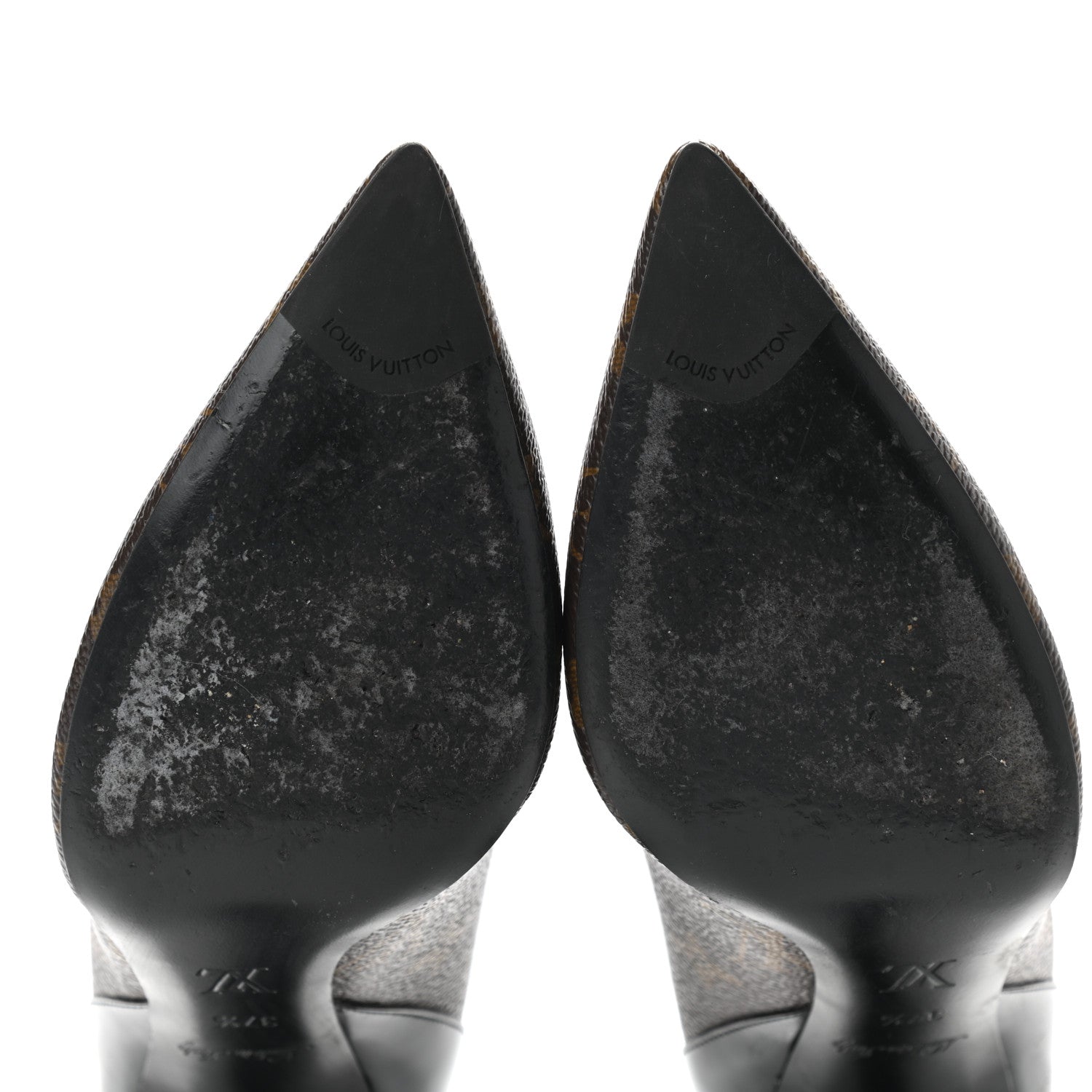 Louis Vuitton Monogram Cherie Pumps 37.5 Black 9 of 9