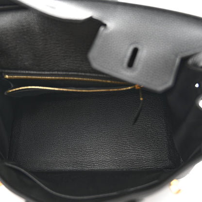 Hermes Togo Birkin 25 Black 5 of 12