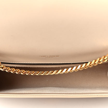 Saint Laurent Smooth Calfskin Medium Classic Monogram Kate Tassel Satchel Sea Salt 5 of 7