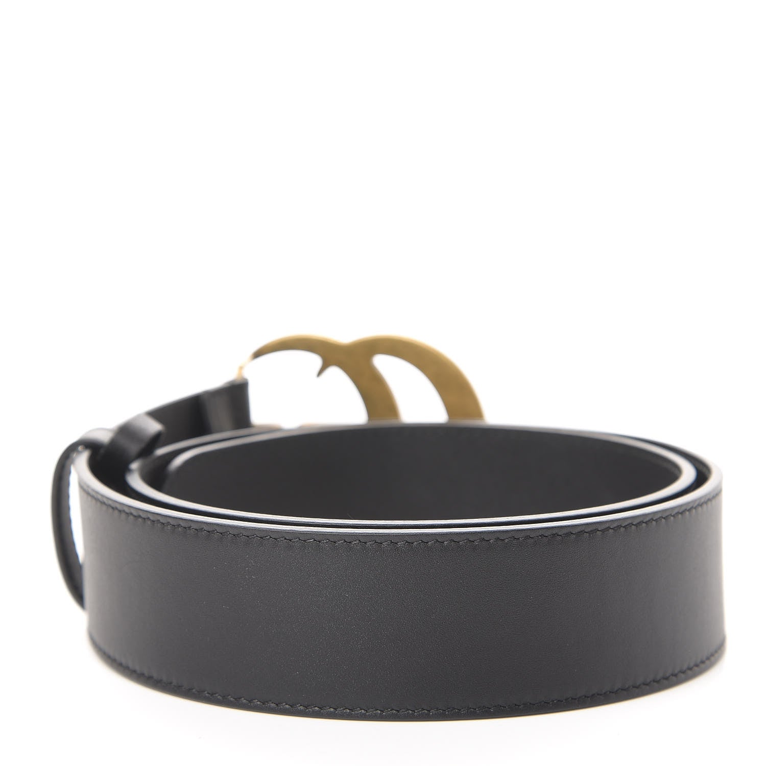 Gucci Calfskin Double G 40mm Belt 75 30 Black 2 of 6