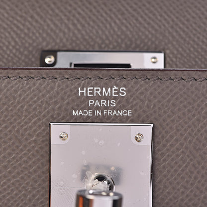 Hermes Epsom Kelly Sellier 28 Etain 6 of 39