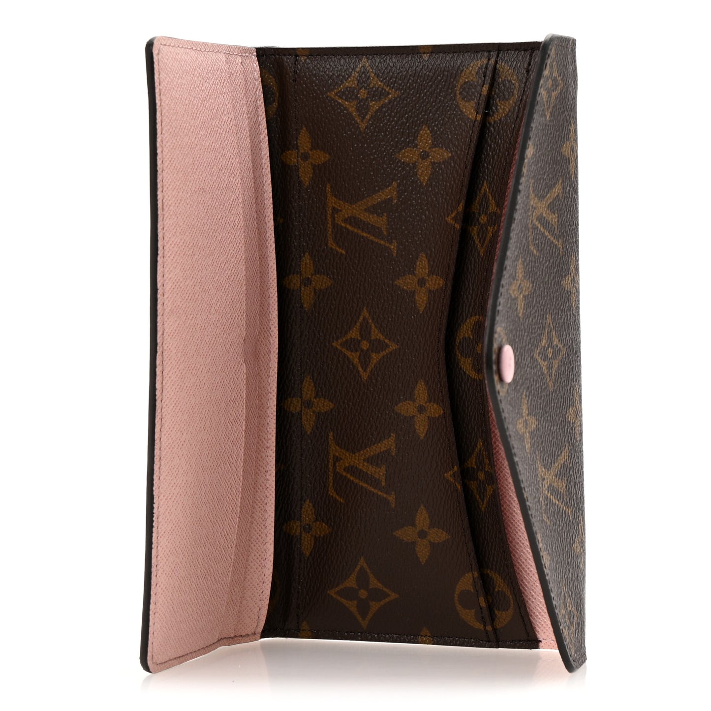 Monogram Josephine Wallet Rose Ballerine