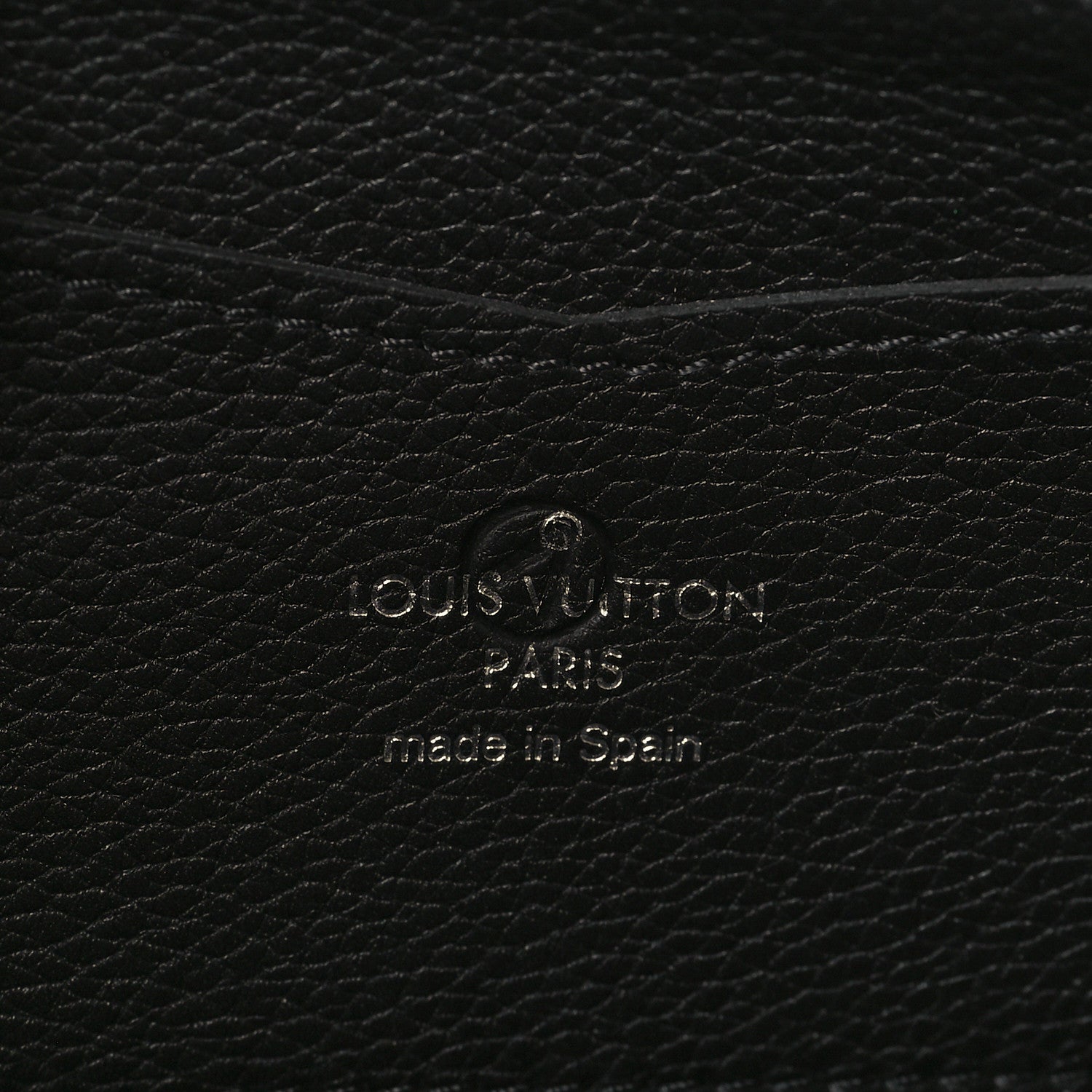 Louis Vuitton Calfskin Zippy Lockme Wallet Black 6 of 8