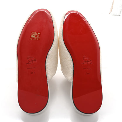 Christian Louboutin Navy Coolito Donna Slippers 36.5 White 5 of 12