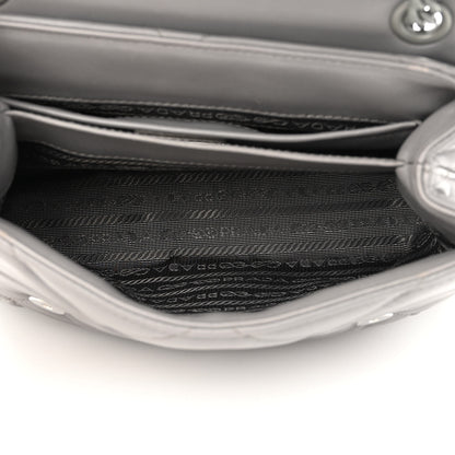 Prada Nappa Triangle Stitched Small Spectrum Bag Marmo 5 of 12