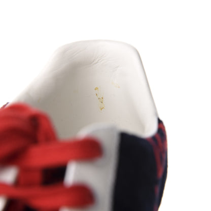 Gucci Terry Cloth GG Monogram Web Womens Ace Sneakers 40 Blue Red 11 of 12