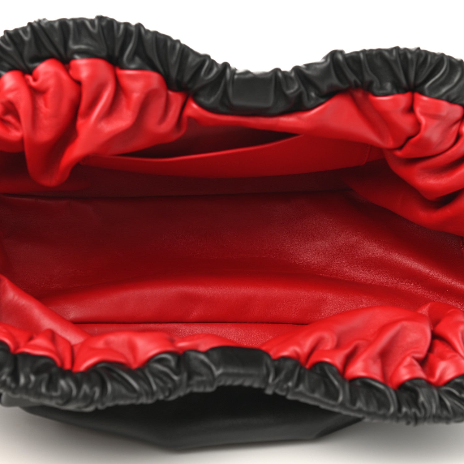 Mansur Gavriel Lambskin Cloud Clutch Black Flamma 5 of 9