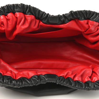 Mansur Gavriel Lambskin Cloud Clutch Black Flamma 5 of 9