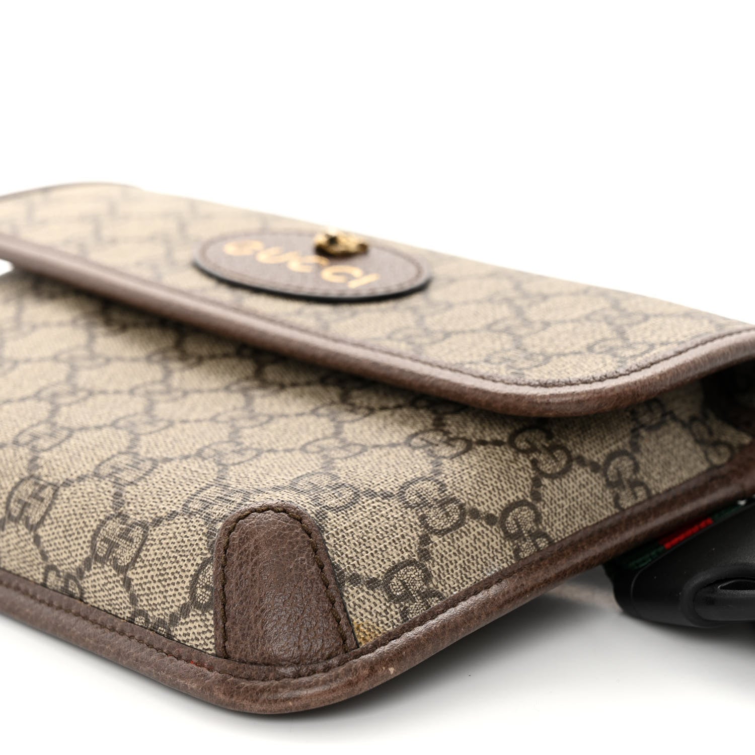 Gucci GG Supreme Monogram Neo Vintage Web Belt Bag Brown 11 of 11