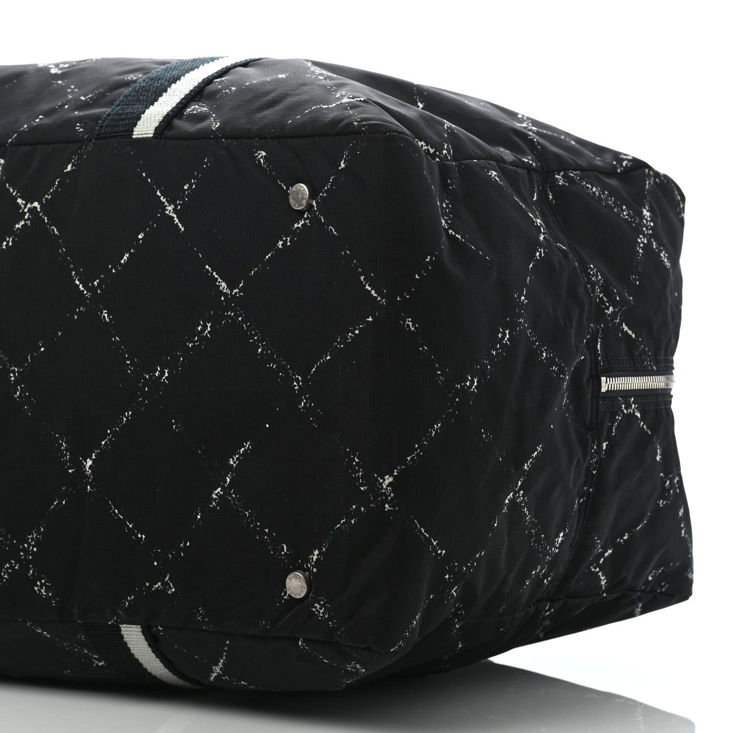 Chanel Nylon Travel Boston Black 10 of 13