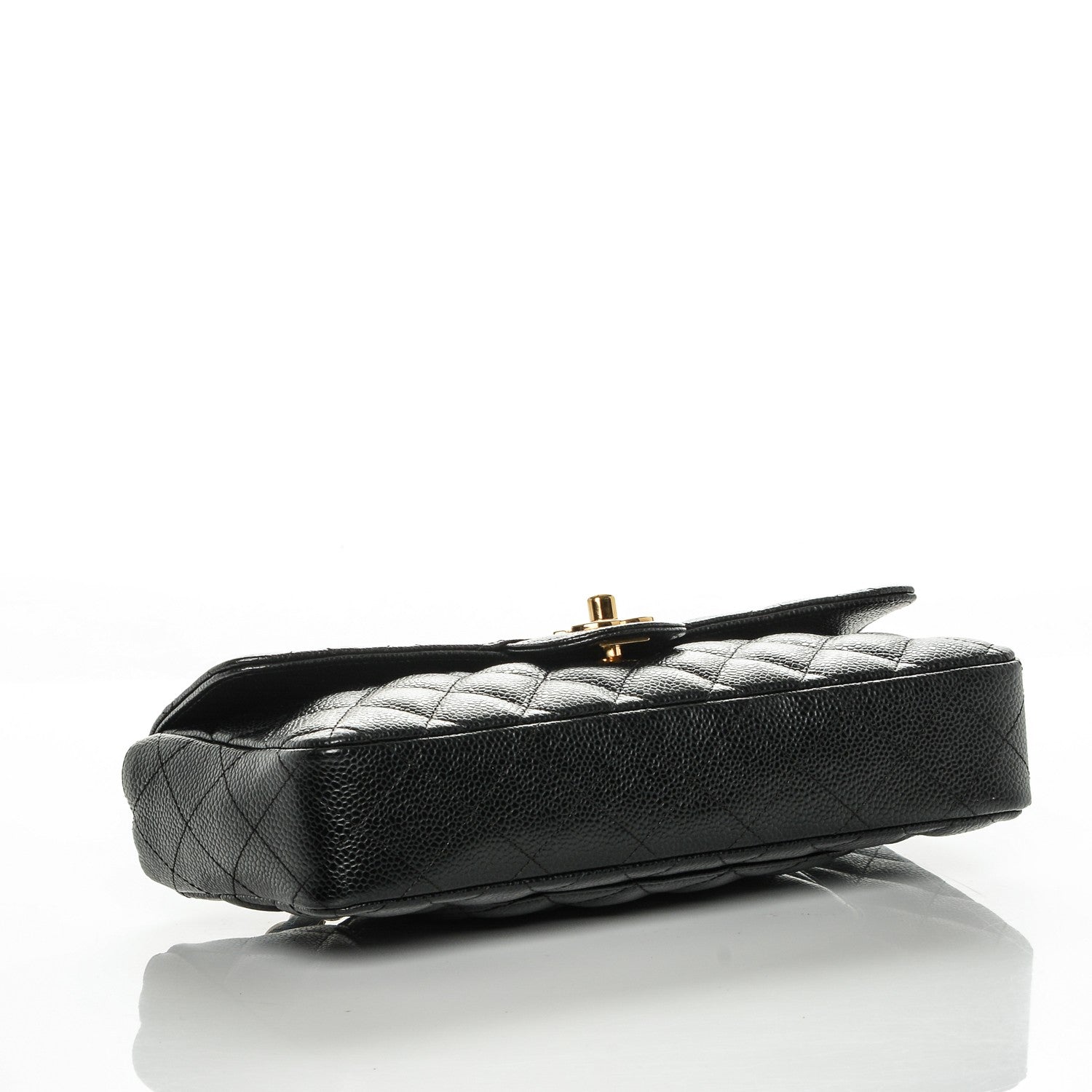 Chanel Caviar Quilted East West Flap Black 4 of 7