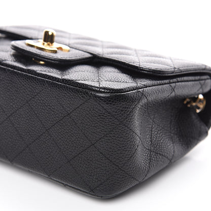 Chanel Caviar Quilted Mini Square Flap Black 9 of 13