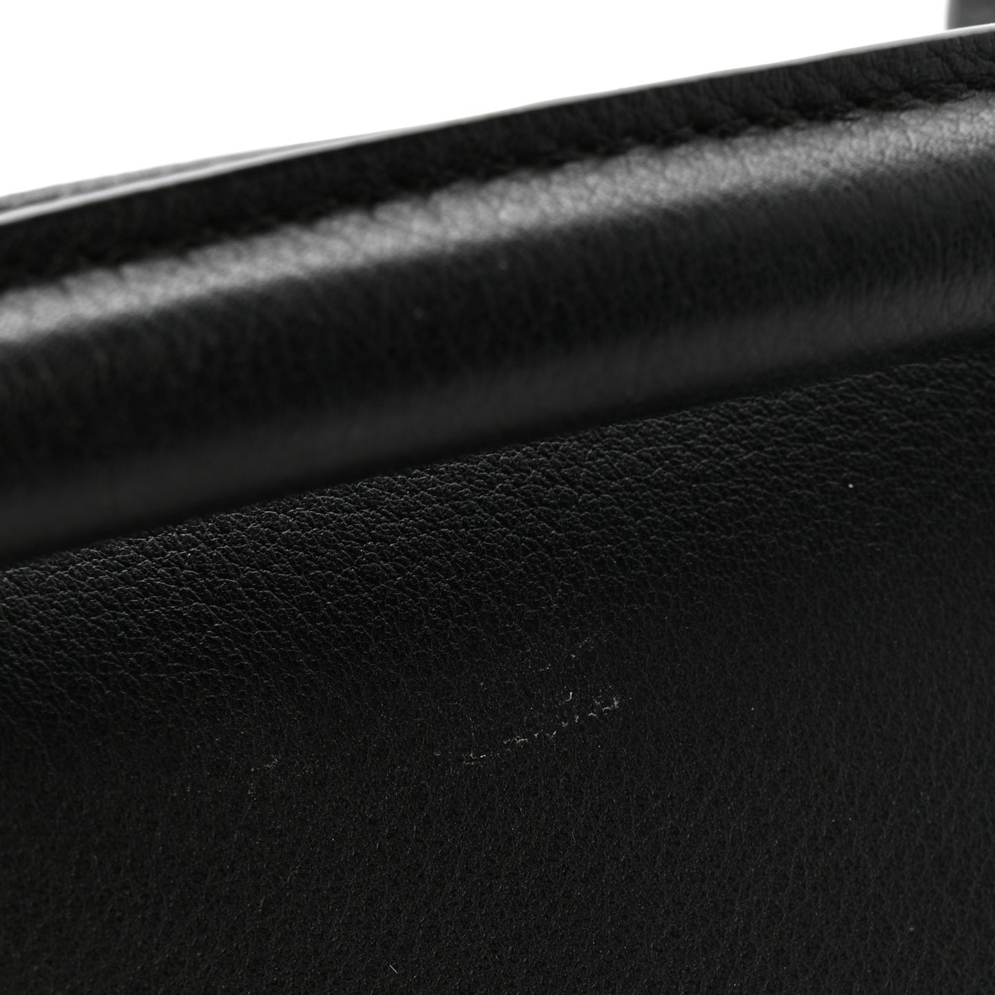 Calfskin Mini Puzzle Edge Bag Black